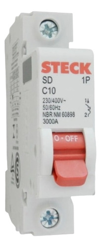 [6550] TERMICA 1X6A C 3KA STECK - SDD61C06