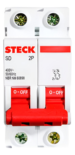 [6568] TERMICA 2X2A C 3KA STECK - SDD62C02