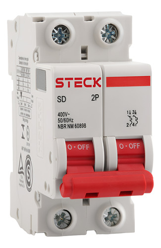 [6576] TERMICA 2X16A C 3KA STECK - SDD62C16