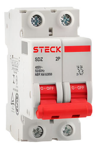 [6585] TERMICA 2X40A C 6KA STECK - SDZD62C40