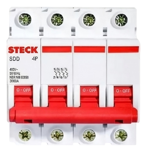 [6618] TERMICA 4X10A C 3KA STECK - SDD64C10