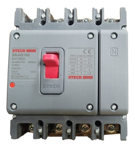 [8212] INTERRUPTOR AUT. 4X140A S250 690V FIJO STECK - SDJ4S140