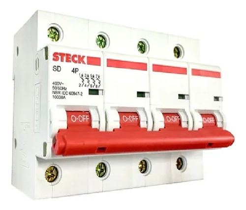 [8336] TERMICA 4X125A C 10KA SD4 STECK - SDD4C125