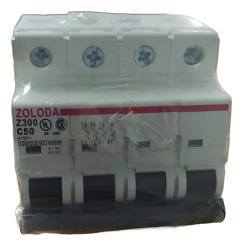 [9096] TERMICA 4X50A 4,5KA C ZOLODA - ACB450C4,5