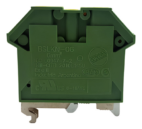 [6981] BORNE DE PUESTA A TIERRA  6 MM ZOLODA - BSLKN-06