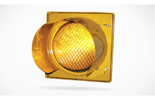 [9430] SEMAFORO LED 1X200MM AMARILLO COMPLETO TACUAR