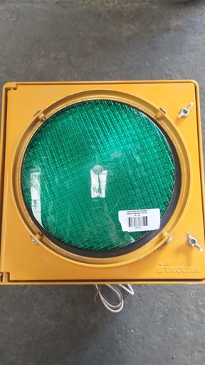 [9431] SEMAFORO LED 1X200MM VERDE COMPLETO TACUAR