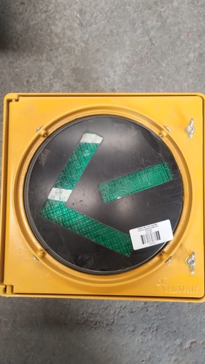 [9432] SEMAFORO LED 1X200MM FLECHA VERDE COMPLETO TACUAR