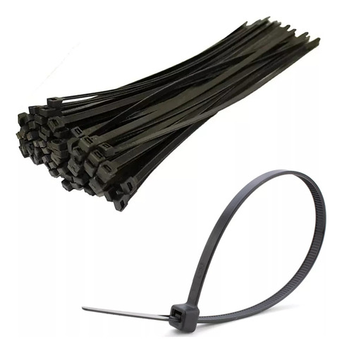 [3436] PRECINTO NEGRO  200 X 2,5 MM X 100 U HELLERMANN - T18L NE